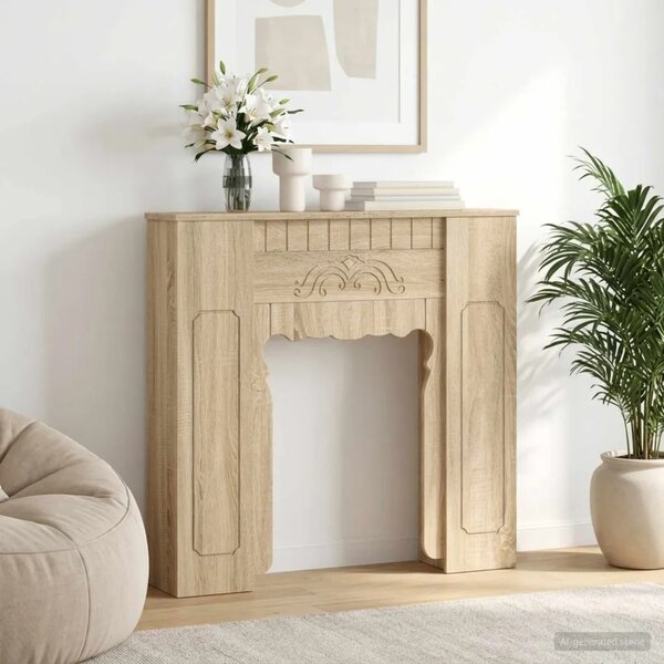 Okvir za kamin Hrast sonoma 93 x 20 x 89 cm Konstruirano drvo - Hrast sonoma