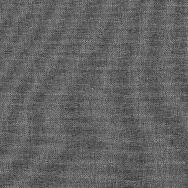 Box spring krevet Tamno siva 200 x 200 cm tkanina - Tamno siva 200 x 200 cm Prošiveno gumbima