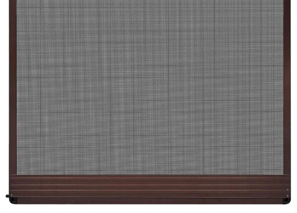 Zaslon za insekte s čepom Smeđa i crna 100 x 215 cm - Smeđa 100 x 215 cm