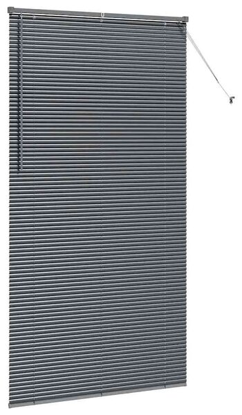 Venecijanska roleta Tamnosiva 220 x 110 cm 25 mm Aluminij - Tamnosiva 110 x 220 cm