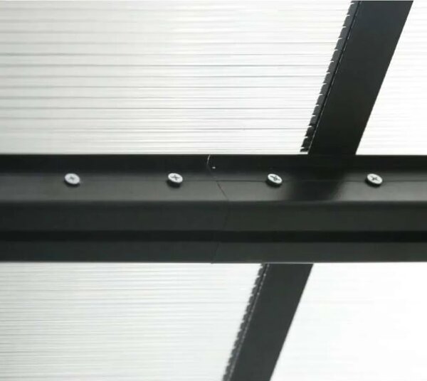 Westmann - Aluminijska nadstrešnica za terasu Bruce 6m | Crna | 300x617x270 cm - BRANDED IN GERMANY
