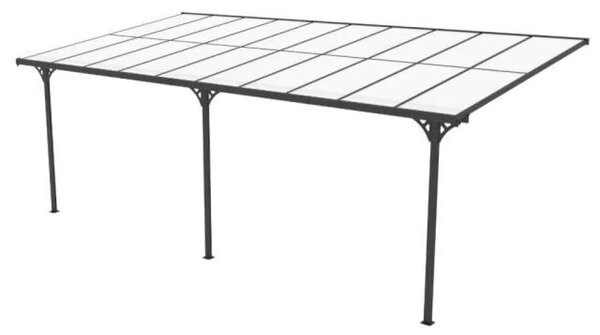 Westmann - Aluminijska nadstrešnica za terasu Bruce 6m | Crna | 300x617x270 cm - BRANDED IN GERMANY
