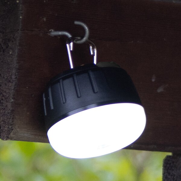 FH Lighting LED punjiva vanjska svjetiljka 850948, crno/bijela, Ø 7 cm, plastična, prigušiva, Crno, Plastika