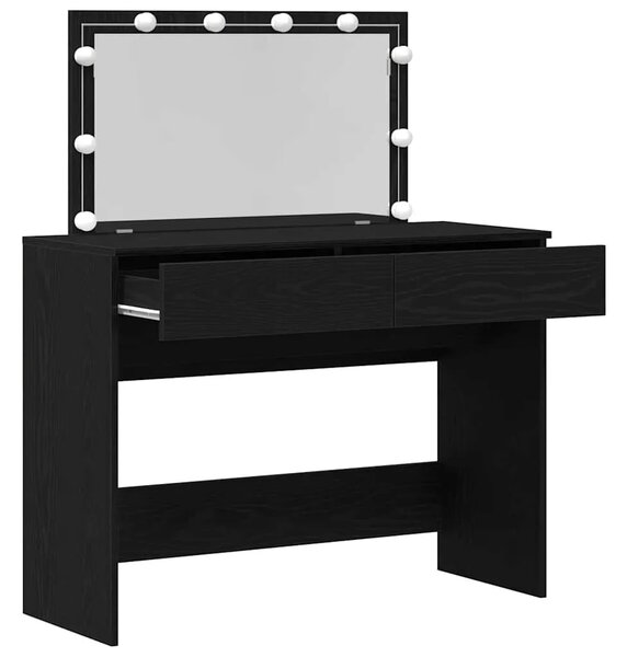 Toaletni stol Crni hrast 100 x 40 x 120 cm Konstruirano drvo - Crni hrast