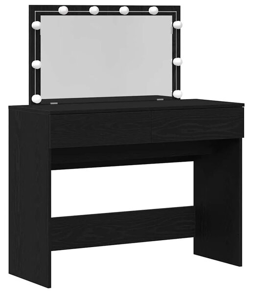 Toaletni stol Crni hrast 100 x 40 x 120 cm Konstruirano drvo - Crni hrast