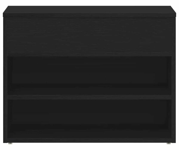 Klupa za cipele 60 x 30 x 45 cm Konstruirano drvo Crni hrast - Crni hrast 60 x 30 x 45 cm