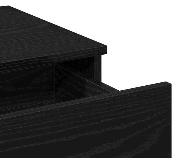Toaletni stol Crni hrast 100 x 40 x 120 cm Konstruirano drvo - Crni hrast