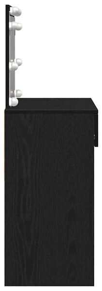Toaletni stol Crni hrast 100 x 40 x 120 cm Konstruirano drvo - Crni hrast