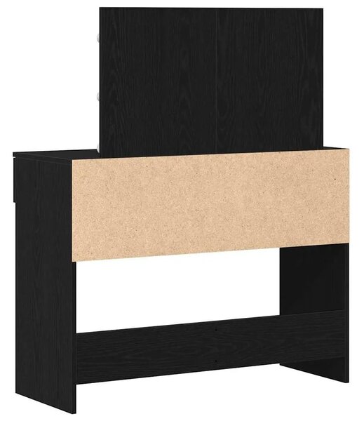 Toaletni stol Crni hrast 100 x 40 x 120 cm Konstruirano drvo - Crni hrast