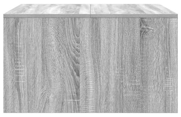 Stol za kavu s ladicama sivog sonome 70 5x70x40 cm - Sivi hrast sonoma 70.5 x 70 x 40 cm
