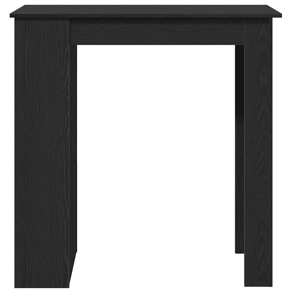 Barski stol sa policom za odlaganje crni hrast 102x50x103 5 cm - Crni hrast