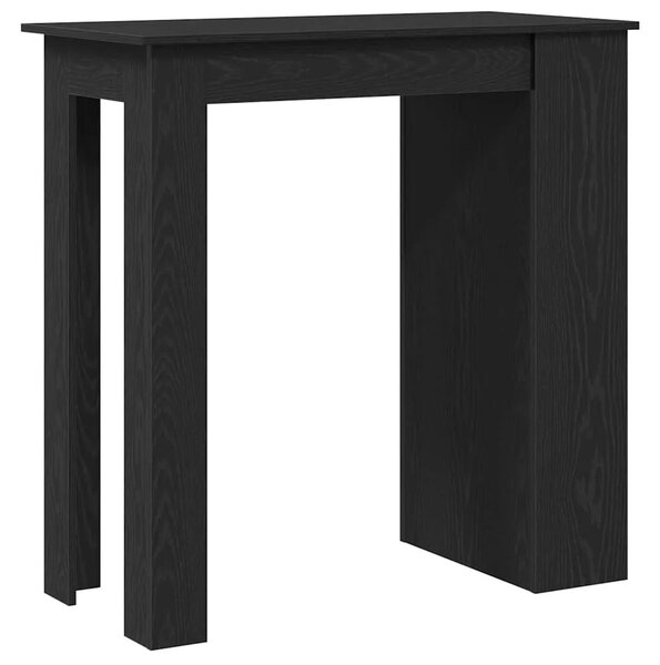 Barski stol sa policom za odlaganje crni hrast 102x50x103 5 cm - Crni hrast