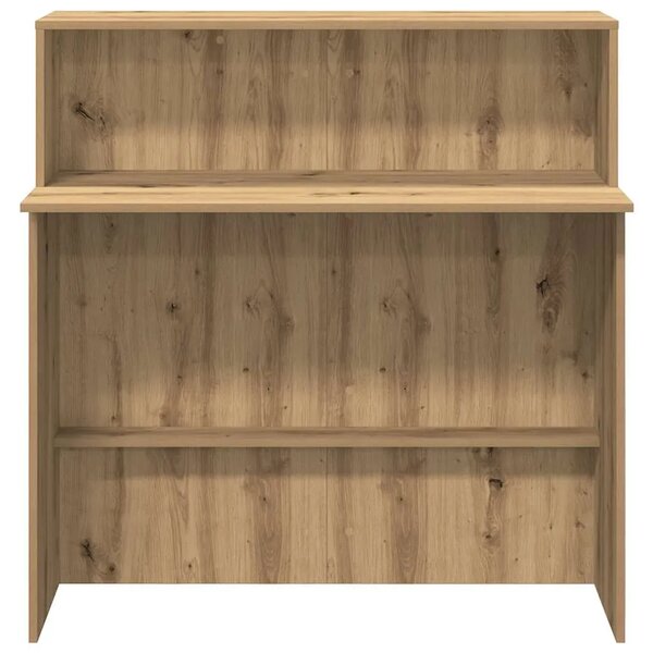 Recepcijski stol 100x50x103 5 cm od konstruiranog drva - Hrast artisan