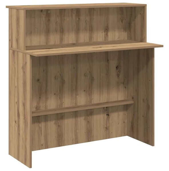 Recepcijski stol 100x50x103 5 cm od konstruiranog drva - Hrast artisan