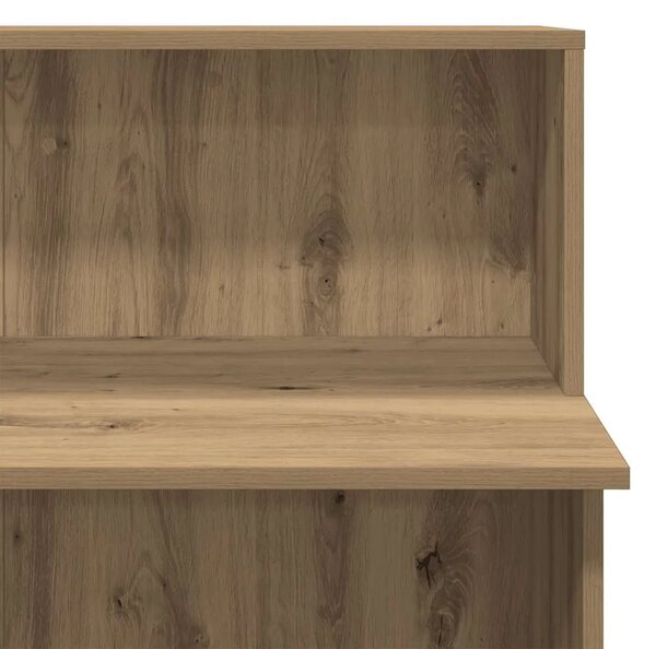Recepcijski stol 100x50x103 5 cm od konstruiranog drva - Hrast artisan