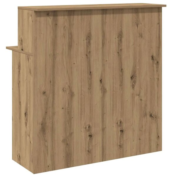 Recepcijski stol 100x50x103 5 cm od konstruiranog drva - Hrast artisan