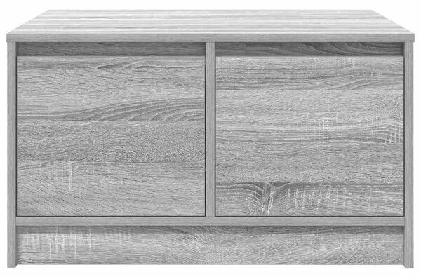 Stol za kavu s ladicama sivog sonome 70 5x70x40 cm - Sivi hrast sonoma 70.5 x 70 x 40 cm