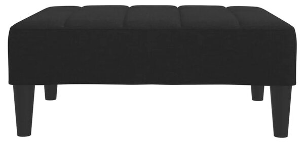 Tabure crni 77x55x31 cm od tkanine - Crna