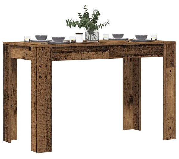 Blagovaonski stol staro drvo 120x60x76 cm konstruirano drvo - Staro drvo