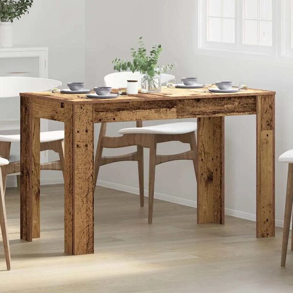 Blagovaonski stol staro drvo 120x60x76 cm konstruirano drvo - Staro drvo