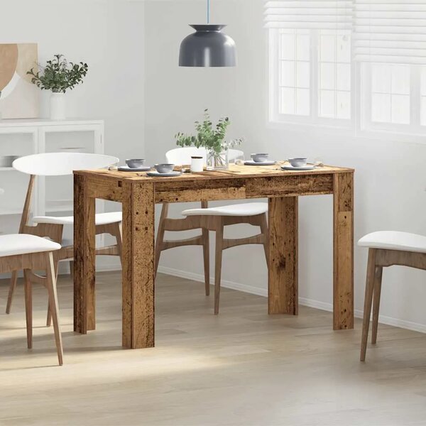 Blagovaonski stol staro drvo 120x60x76 cm konstruirano drvo - Staro drvo