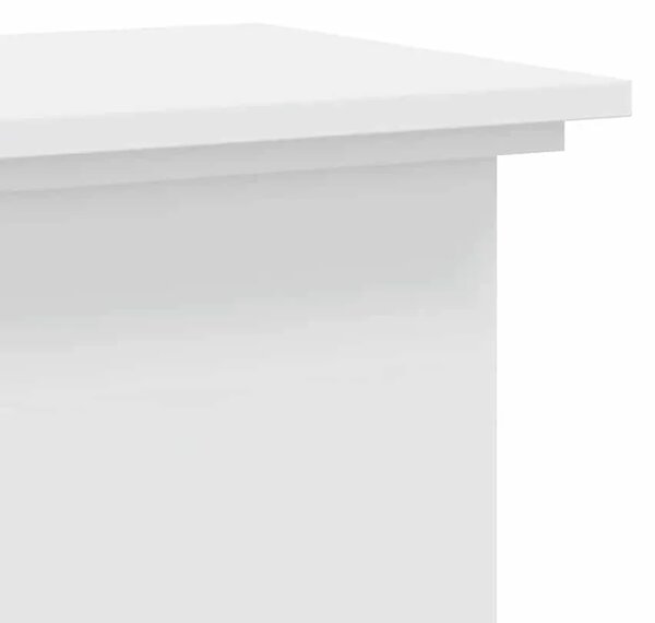 Stalak za biljke Bijela 33 x 33 x 100 cm Konstruirano drvo - Bijela 33 x 33 x 100 cm