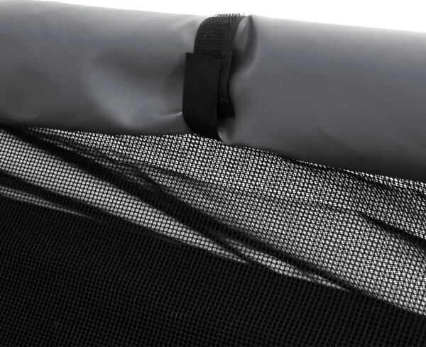 Kućica za pse svjetlosiva od tkanine Oxford i čelika - 110 x 75 x 107 cm Svjetlosiva