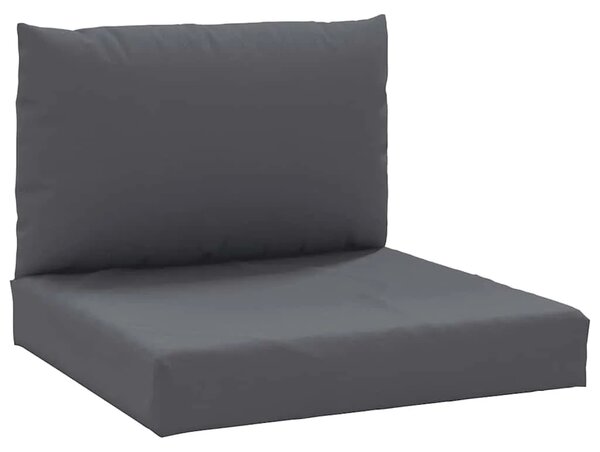 Jastuci za sofu od paleta 2 kom antracit od tkanine - Antracit srednja sofa