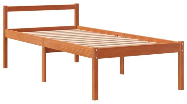 Krevet za starije osobe voštano smeđi 90 x 200 cm od borovine - Voštano smeđa 90 x 200 cm