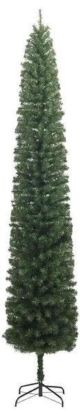 Usko božićno drvce sa stalkom 270 cm PVC - Zelena 270 cm Osnovni