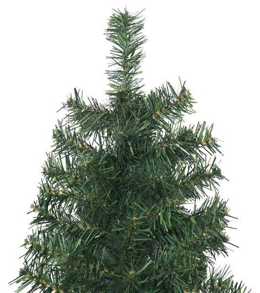 Usko božićno drvce sa stalkom 270 cm PVC - Zelena 270 cm Osnovni