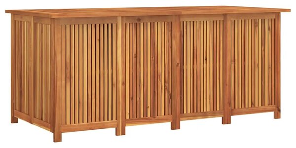 Vrtna kutija za pohranu 200x80x75 cm od masivnog drva bagrema - 200 x 80 x 75 cm