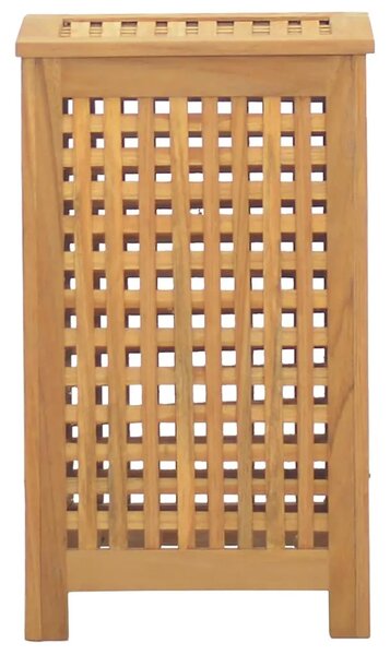 Košarica za rublje Prirodna Čvrsto teak drvo - 35 x 25 x 60 cm bez platnene torbe