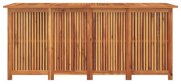 Vrtna kutija za pohranu 200x80x75 cm od masivnog drva bagrema - 200 x 80 x 75 cm