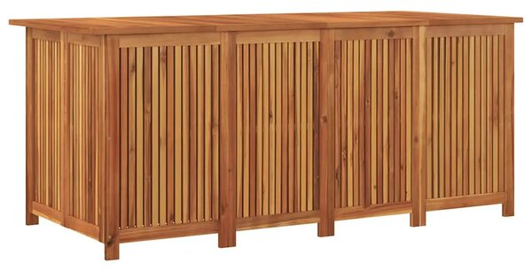 Vrtna kutija za pohranu 200x80x75 cm od masivnog drva bagrema - 200 x 80 x 75 cm