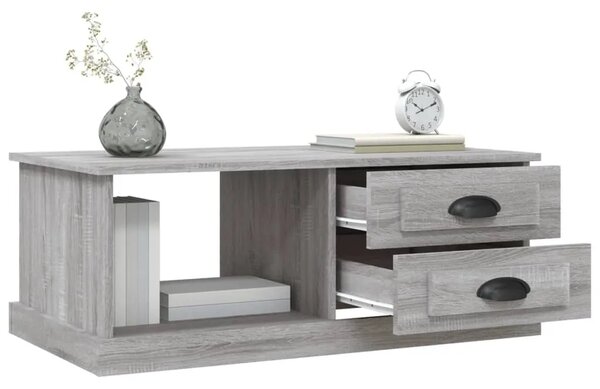 Stolić za kavu boja sivog hrasta 90x50x35 cm konstruirano drvo - Sivi hrast sonoma