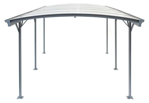 Westmann - aluminijska nadstrešnica za automobile Bergen 15 m2 (3x5 m) - BRANDED IN GERMANY