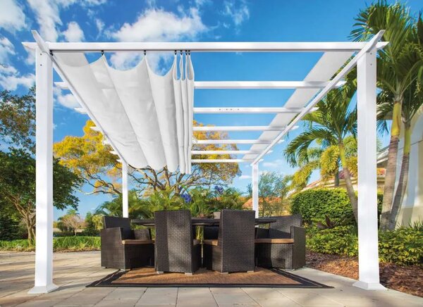 Paragon Outdoor - Aluminijska pergola Florenz s podesivim jedrima - 350x505 | BRANDED IN THE USA