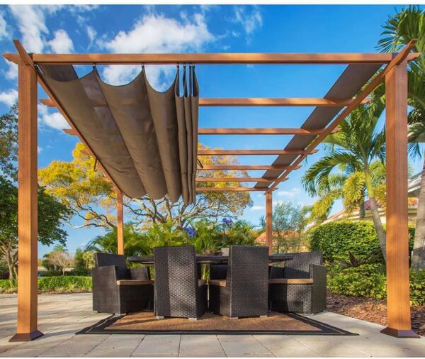 Paragon Outdoor - Aluminijska pergola Florida s podesivim jedrima - 350x350 | BRANDED IN THE USA