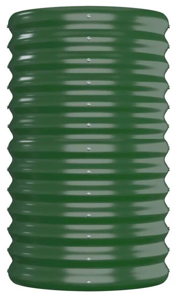 Povišena gredica - Vrtna gredica od pocinčanog čelika 152 x 40 x 68 cm zelena - Zelena 152 x 40 x 68 cm