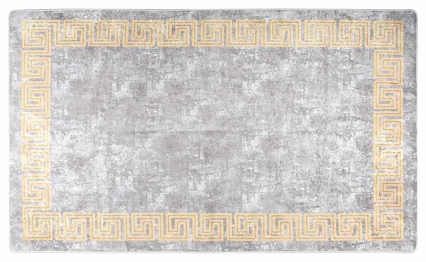Perivi tepih 120 x 180 cm sivi - Siva i zlatna 120 x 180 cm