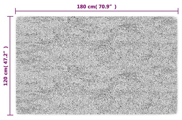 Perivi tepih 120 x 180 cm sivi - Siva i zlatna 120 x 180 cm