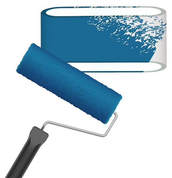 Trio Lighting Zidna svjetiljka Sepanta, bijela, širine 23 cm, gips, 2 žarulje., Bijela, Dnevni boravak/blagovaonica, Gips / glina, Zidni kvadrat
