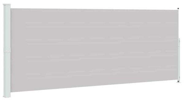 Uvlačiva bočna tenda za terasu 200 x 514 cm siva - Siva 200 x 500 cm