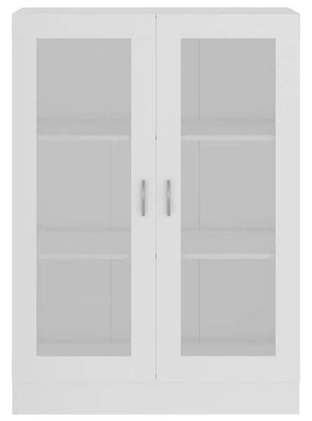 Vitrina bijela 82 5 x 30 5 x 115 cm konstruirano drvo - Bijela 115 cm