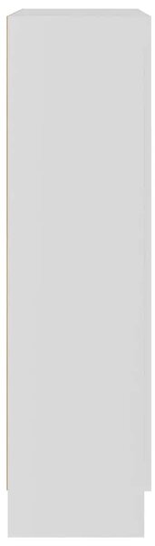 Vitrina bijela 82 5 x 30 5 x 115 cm konstruirano drvo - Bijela 115 cm