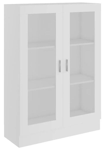 Vitrina bijela 82 5 x 30 5 x 115 cm konstruirano drvo - Bijela 115 cm