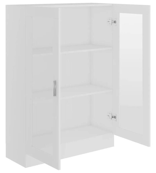 Vitrina bijela 82 5 x 30 5 x 115 cm konstruirano drvo - Bijela 115 cm
