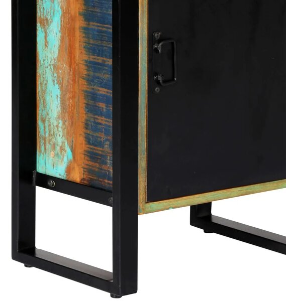 Police za knjige od masivnog obnovljenog drva 45 x 30 x 171 cm