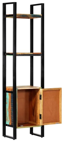 Police za knjige od masivnog obnovljenog drva 45 x 30 x 171 cm
